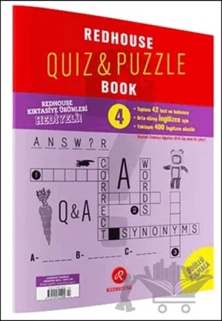 Redhouse Quiz & Puzzle Book Sayı: 4 Ekim 2016 – Redhouse Kidz Yayınları kitap kapağı