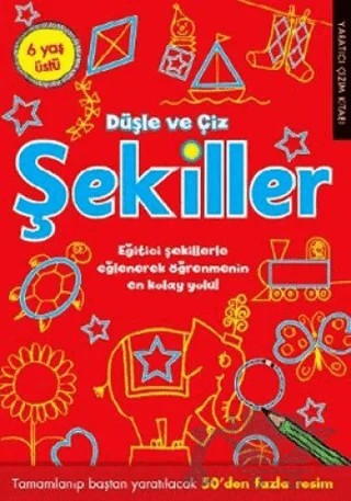 Düşle ve Çiz - Şekiller – Sally Pilkington – Doğan Egmont Yayıncılık kitap kapağı
