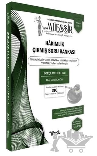 Müessir Adli-İdari Hakimlik Çıkmış Soru Bankası ve Çözümleri Borçlar Hukuku