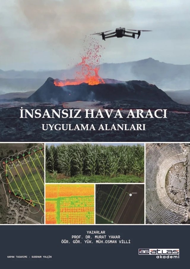 İnsansız Hava Aracı Uygulama Alanları – Murat Yakar, Osman Villi – Atlas Akademi kitap kapağı