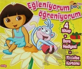 Kaşif Dora - Eğleniyorum Öğreniyorum Seti – Kolektif – Doğan Egmont Yayıncılık kitap kapağı