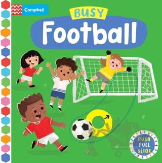Busy Football – Jayri Gomez – Campbell kitap kapağı