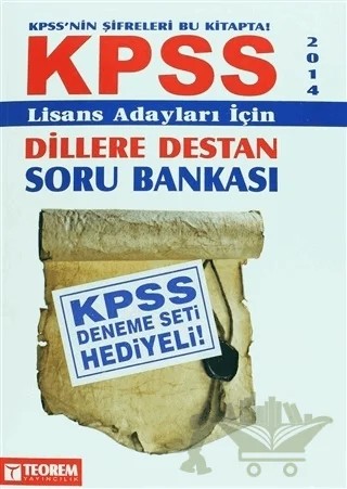 Teorem KPSS Lisans Dillere Destan Soru Bankası 2014 – Komisyon – Teorem Yayıncılık kitap kapağı