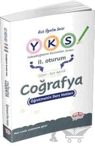 YKS 1. ve 2. Oturum Coğrafya Öğretmenin Ders Notları – Kolektif – Editör Yayınevi kitap kapağı