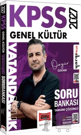 2027 KPSS Genel Kültür Vatandaşlık Tamamı Çözümlü Soru Bankası – Özgür Özkınık – Yargı Yayınevi kitap kapağı