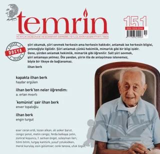 Temrin Düşünce ve Edebiyat Dergisi Sayı: 151 Eylül - Ekim 2026