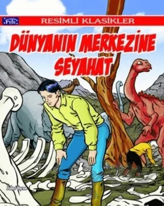 Dünyanın Merkezine Seyahat – Jules Verne – Parıltı Yayınları kitap kapağı