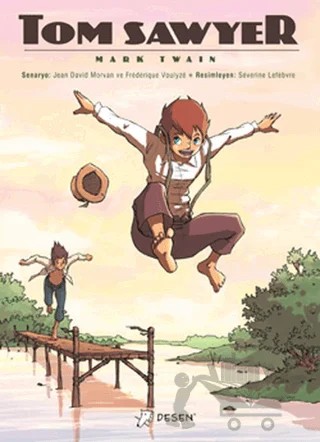 Tom Sawyer – Mark Twaın – Desen Yayınları kitap kapağı