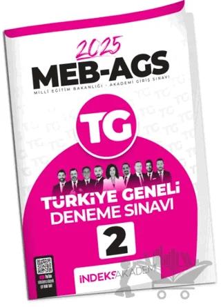 İndeks Akademi 2025 MEB-AGS TG-1 Türkiye Geneli Deneme Çözümlü İndeks Akademi Yayıncılık