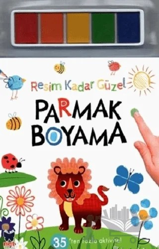 Parmak Boyama-Resim Kadar Güzel – Kolektif – Net Çocuk Yayınları kitap kapağı