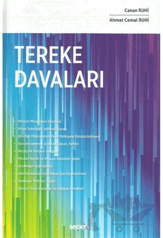 Tereke Davaları – Canan Ruhi, Ahmet Cemal Ruhi – Seçkin Yayıncılık kitap kapağı
