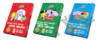 Kral Şakir Muhtişim Eğitici Kartlar! 3'lü Set – Kolektif – Eksik Parça Yayınları kitap kapağı