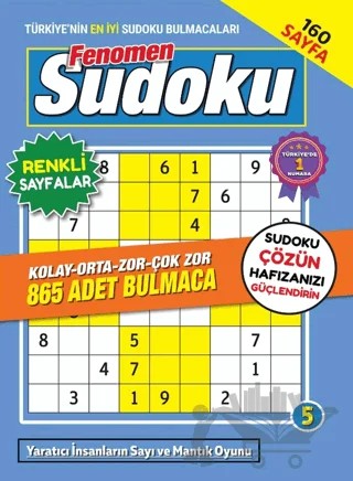 Fenomen Sudoku 5 – Bertan Kodamanoğlu – Maxi Yayıncılık kitap kapağı