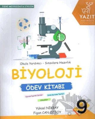 Yazıt 9. Sınıf Biyoloji Ödev Kitabı – Figan Can Özsoy, Yüksel Nikbay – Yazıt Yayıncılık kitap kapağı