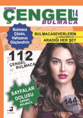 Süper Çengel Bulmaca - 14 – Ahmet Ayyıldız – Olimpos Yayınları kitap kapağı
