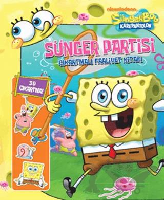 Süngerbob Karepantolon Sünger Partisi Çıkartmalı Faaliyet Kitabı