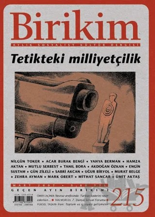 Birikim Aylık Sosyalist Kültür Dergisi Sayı: 215 Mart 2007 – Birikim Yayınları kitap kapağı