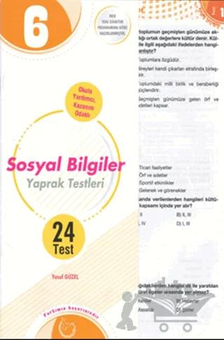 6. Sınıf Sosyal Bilgiler Yaprak Testleri