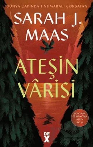Cam Şato 3 - Ateşin Varisi – Sarah J. Maas – Dex Yayınevi kitap kapağı