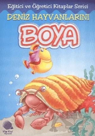 Deniz Hayvanlarını Boya – Kolektif – Kirpi Yayıncılık kitap kapağı