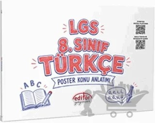 8. Sınıf LGS Türkçe Poster Konu Anlatımlı – Kolektif – Editör Yayınevi kitap kapağı