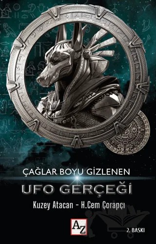 Çağlar Boyu Gizlenen UFO Gerçeği – H. Cem Çorapçı, Kuzey Atacan – Az Kitap kitap kapağı