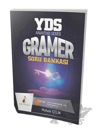 YDS İngilizce Anahtar Serisi Gramer Soru Bankası – Hulusi Çelik – Pelikan Tıp Teknik Yayıncılık kitap kapağı