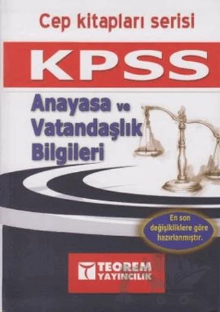 KPSS Anayasa ve Vatandaşlık Bilgileri Cep Kitapları Serisi