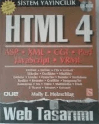 HTML 4 Web Tasarımı – Molly E. Holzschlag – Sistem Yayıncılık kitap kapağı