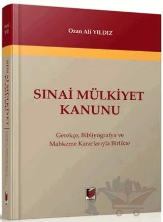 Sınai Mülkiyet Kanunu – Ozan Ali Yıldız – Adalet Yayınevi kitap kapağı
