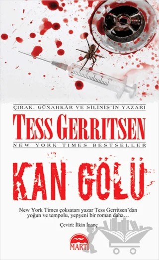 Kan Gölü (Özel Baskı) – Tess Gerritsen – Martı Yayınları kitap kapağı