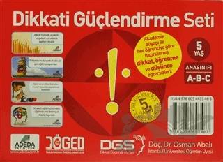 Adeda DGS Dikkati Güçlendirme Seti Anasınıfı 5 Yaş (3 Kitap Takım)