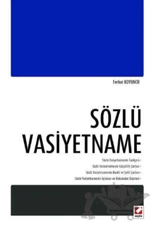 Sözlü Vasiyetname – Ferhat Koyuncu – Seçkin Yayıncılık kitap kapağı