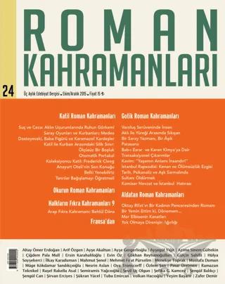 Roman Kahramanları Sayı: 24 Ekim-Aralık 2015