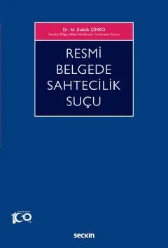 Resmi Belgede Sahtecilik Suçu – M. Sıddık Çinko – Seçkin Yayıncılık kitap kapağı