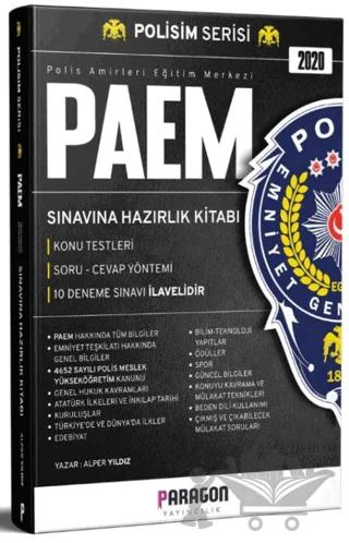 2020 PAEM Polis Amirleri Eğitim Merkezi Sınavına Hazırlık Konu Kitabı Konu Testleri Ve 10 Deneme Sınavı