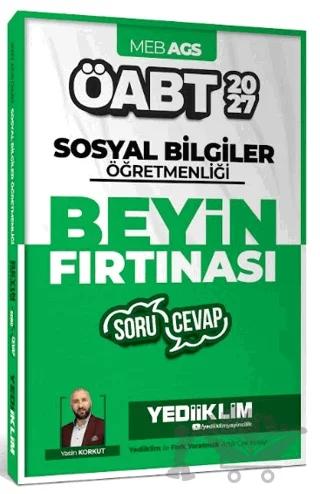 2027 MEB AGS ÖABT Sosyal Bilgiler Öğretmenliği Beyin Fırtınası Soru Cevap