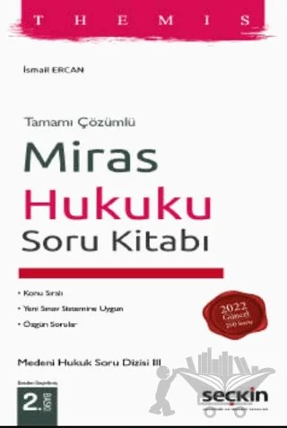 THEMIS – Miras Hukuku Soru Kitabı – İsmail Ercan – Seçkin Yayıncılık kitap kapağı