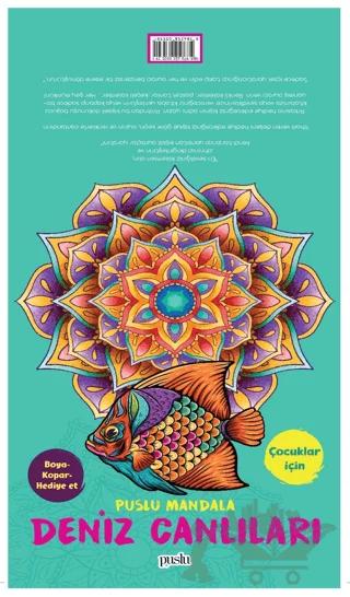 Puslu Mandala - Deniz Canlıları (Boya-Kopar-Hediye Et)