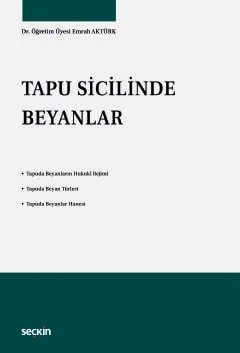 Tapu Sicilinde Beyanlar – Emrah Aktürk – Seçkin Yayıncılık kitap kapağı