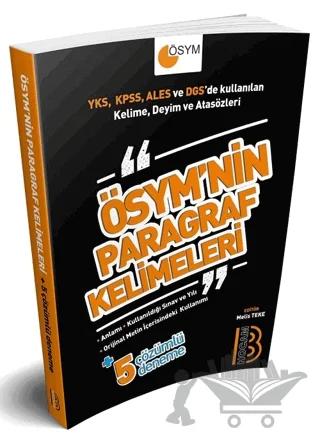Tüm Sınavlar İçin ÖSYM nin Paragraf Kelimeleri