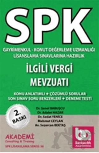 SPK Gayrimenkul Konut Değerleme Uzmanlığı Lisanslama Sınavlarına Hazırlık İlgili Vergi Mevzuatı