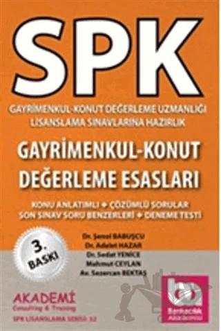 Spk Gayrimenkul - Konut Değerleme Uzmanlığı Lisanslama Sınavlarına Hazırlık- Gayrimenkul - Konut Değerleme Esasları