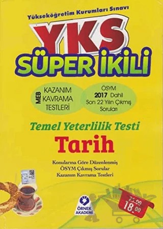 2018 YKS Süper İkili Tarih – Kolektif – Örnek Akademi kitap kapağı