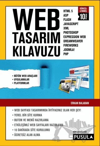 Web Tasarım Kılavuzu – Erkan Balaban – Pusula Yayıncılık kitap kapağı