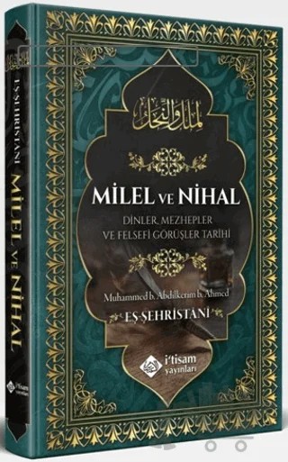 Milel ve Nihal – Eş Şehristani – İtisam Yayınları kitap kapağı