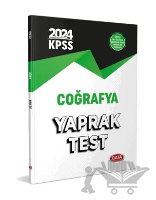 KPSS Coğrafya Yaprak Test – Kolektif – Data Yayınları kitap kapağı
