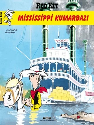 Red Kit Sayı: 19 Mississippi Kumarbazı – Goscinny – Yapı Kredi Yayınları kitap kapağı