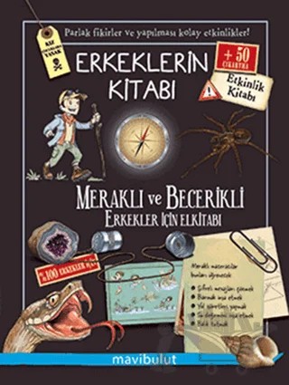 Erkeklerin Kitabı – Celia Gallais, Clemence Roux de Luze, Michele Lecreux – Mavibulut Yayınları kitap kapağı