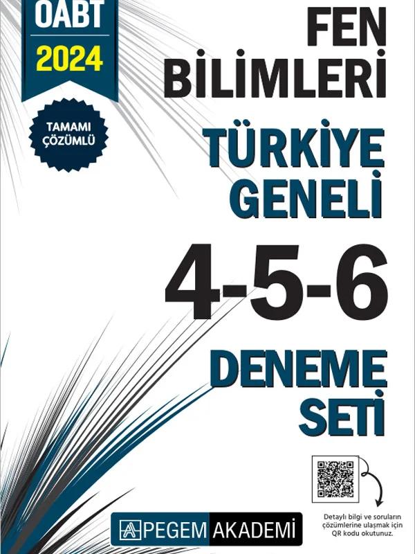 2024 KPSS ÖABT Fen Bilimleri Tamamı Çözümlü Türkiye Geneli 4-5-6 (3'lü Deneme Seti)